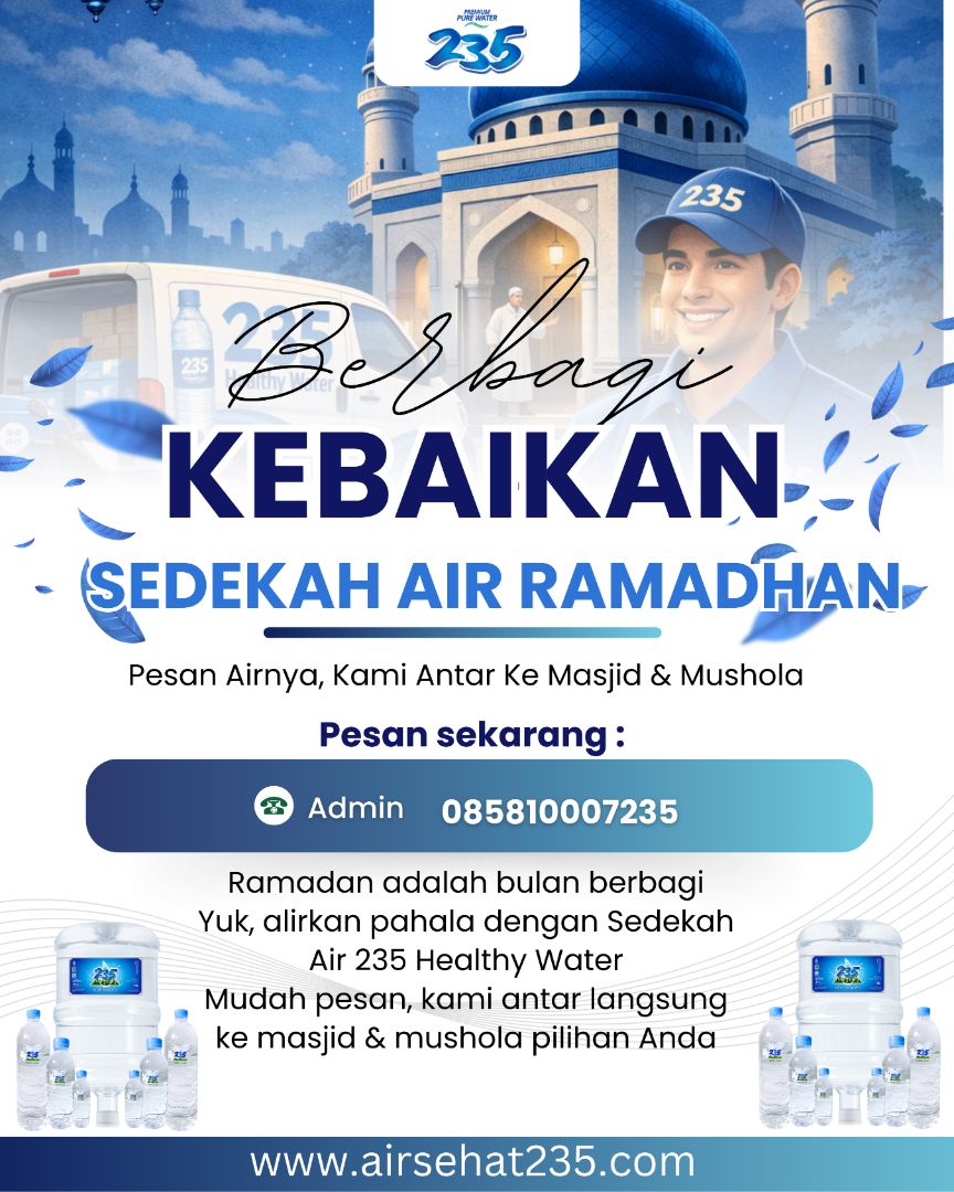 Program Sedekah Air Ramadan 2026 – 235 Healthy Water